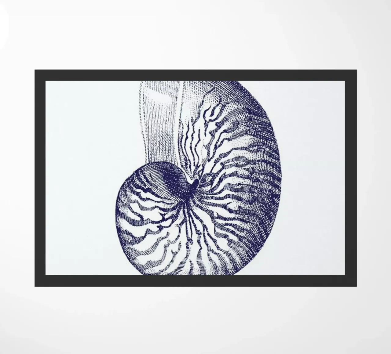 Nautilus Shell II paillasson de Flora & Fauna