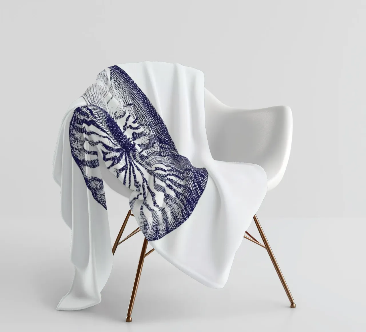 Nautilus Shell II coperta in pile da Flora & Fauna