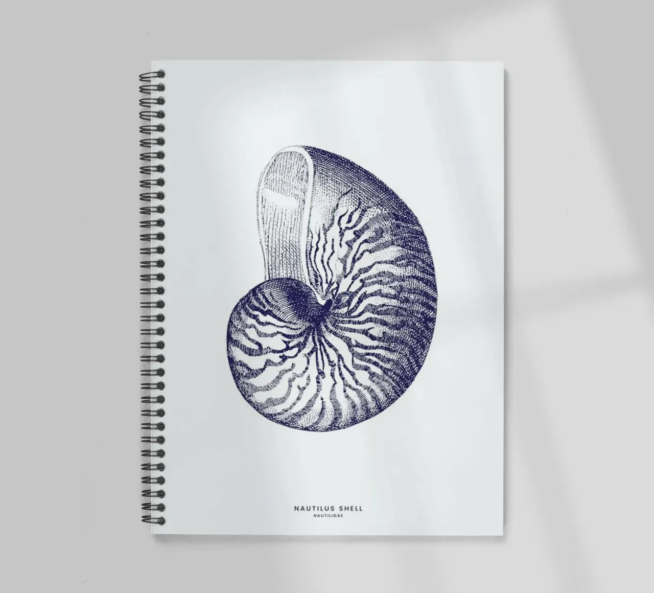 Nautilus Shell II spiral notebook by Flora & Fauna