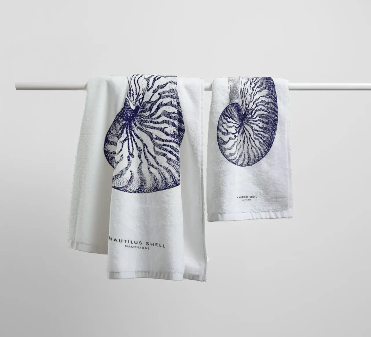 Nautilus Shell II asciugamano da bagno da Flora & Fauna