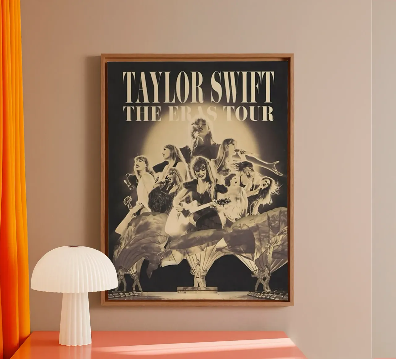Taylor Swift tela con Cornice a cassetta da avissta
