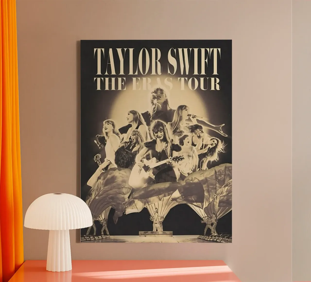 Taylor Swift tela con Cornice a cassetta da avissta