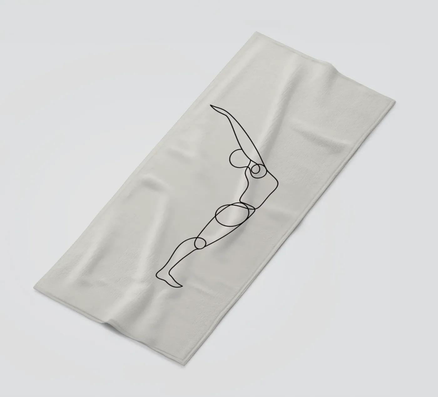 Standing Backbend serviette de plage de Klaus with K