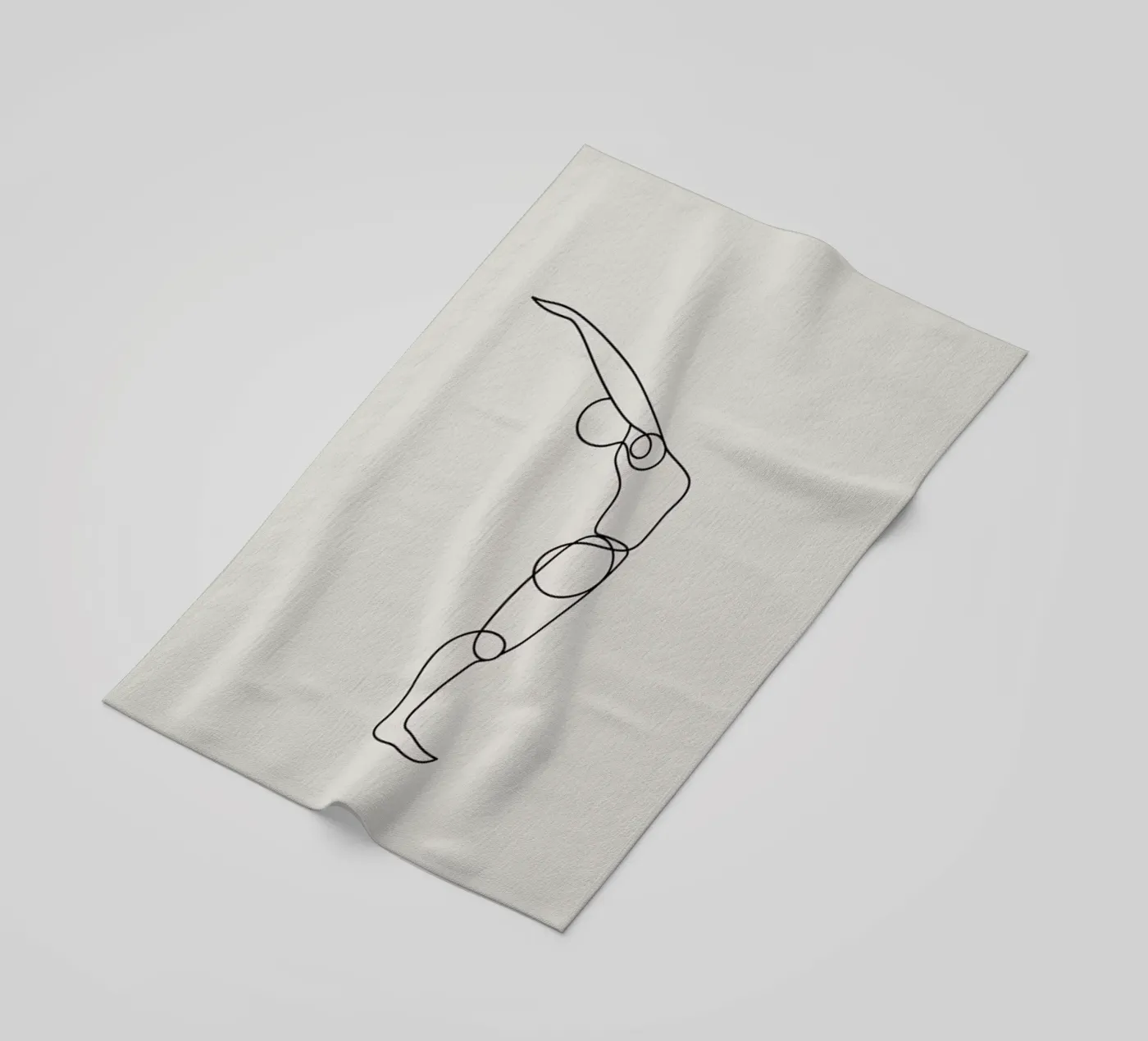 Standing Backbend serviette de plage de Klaus with K