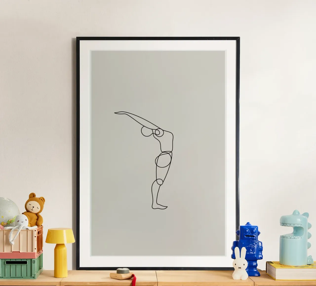 Standing Backbend poster de Klaus with K