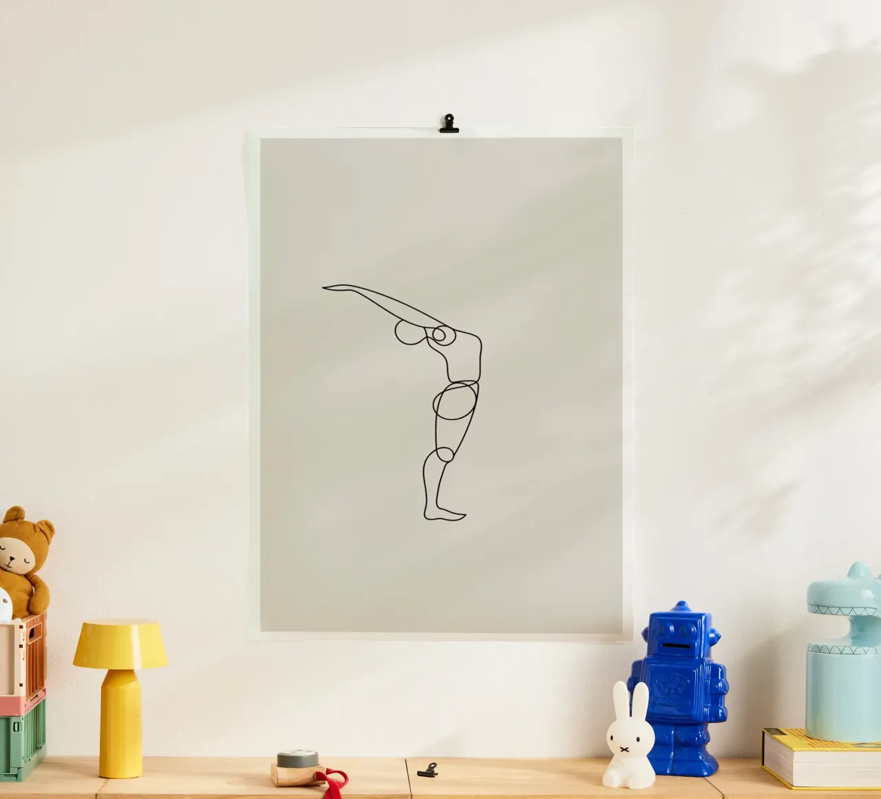 Standing Backbend poster de Klaus with K