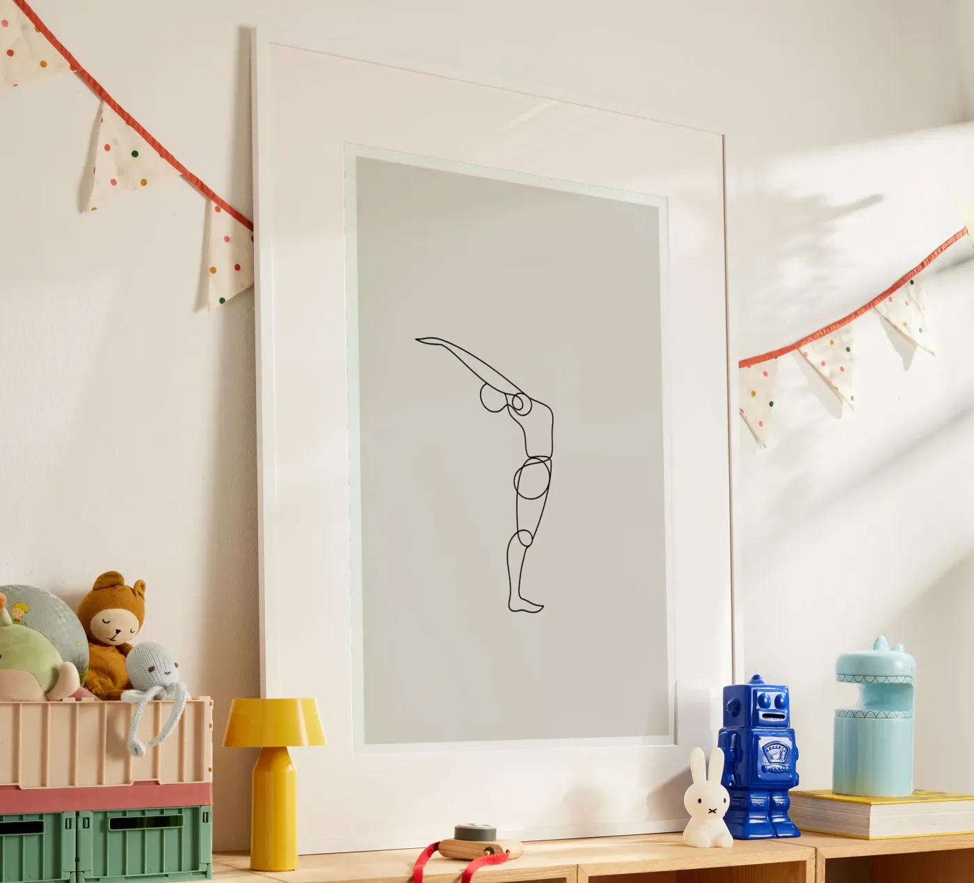 Standing Backbend poster van Klaus with K