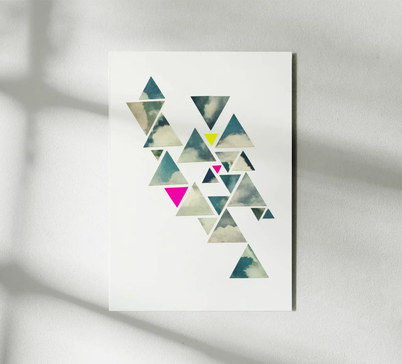 Cielo infranto alluminio dibond da Cassia Beck Collage