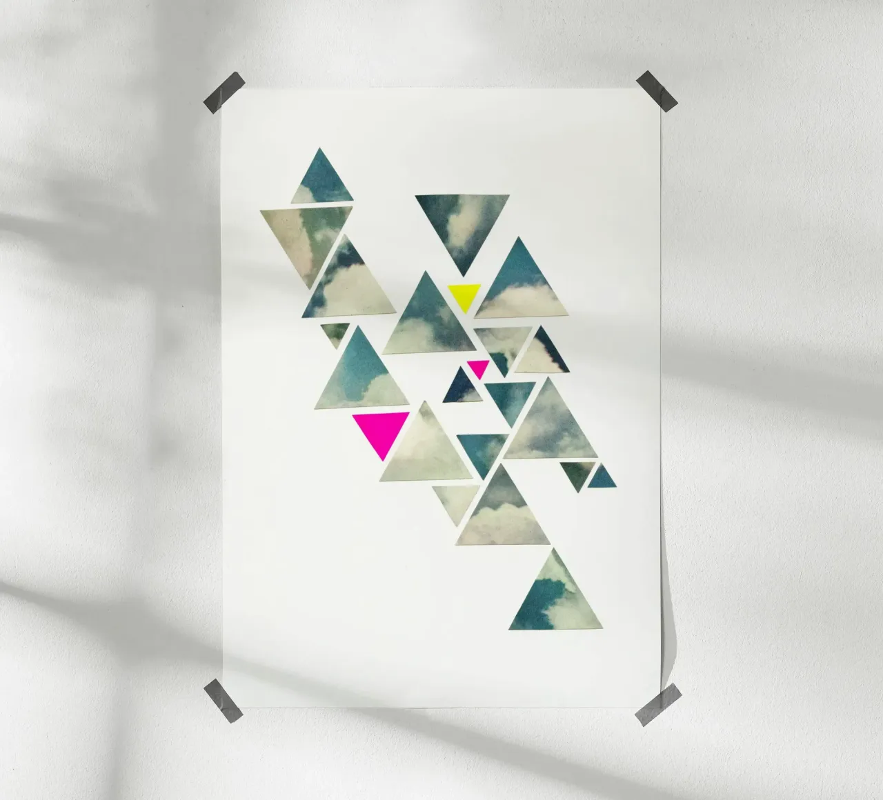 Cielo infranto poster da Cassia Beck Collage