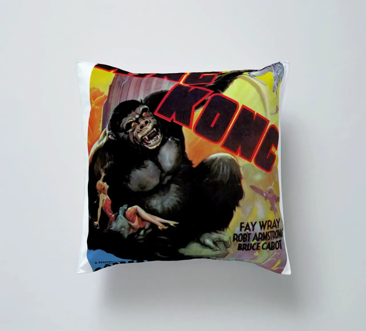 ‘King Kong’ Movie Poster cuscino da Gallery Print and Art Limited