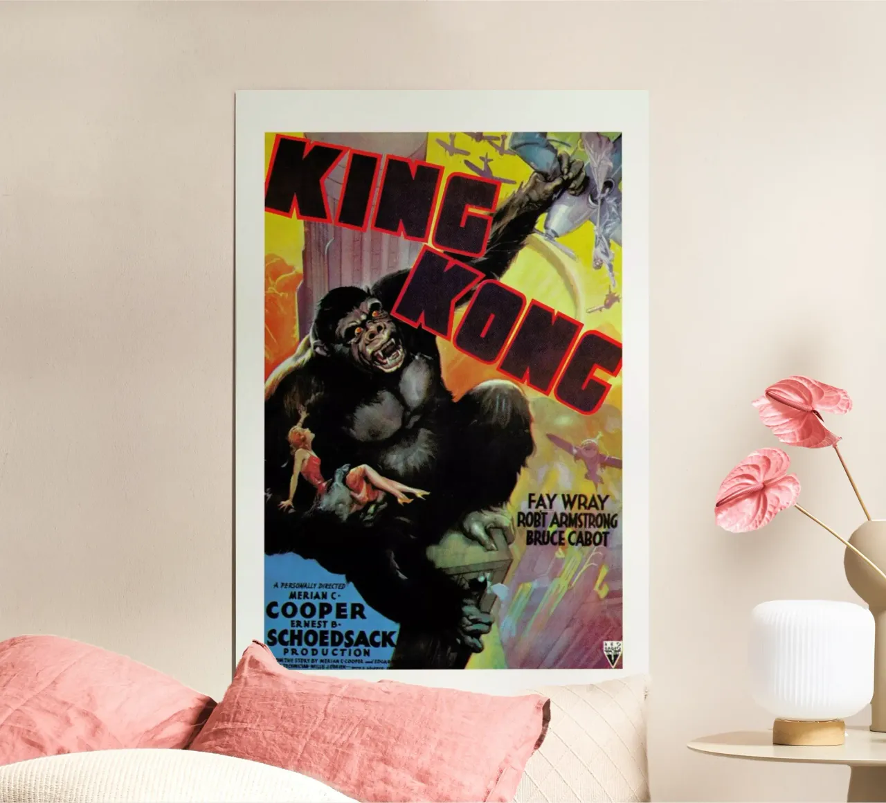 ‘King Kong’ Movie Poster carta hahnemühle da Gallery Print and Art Limited
