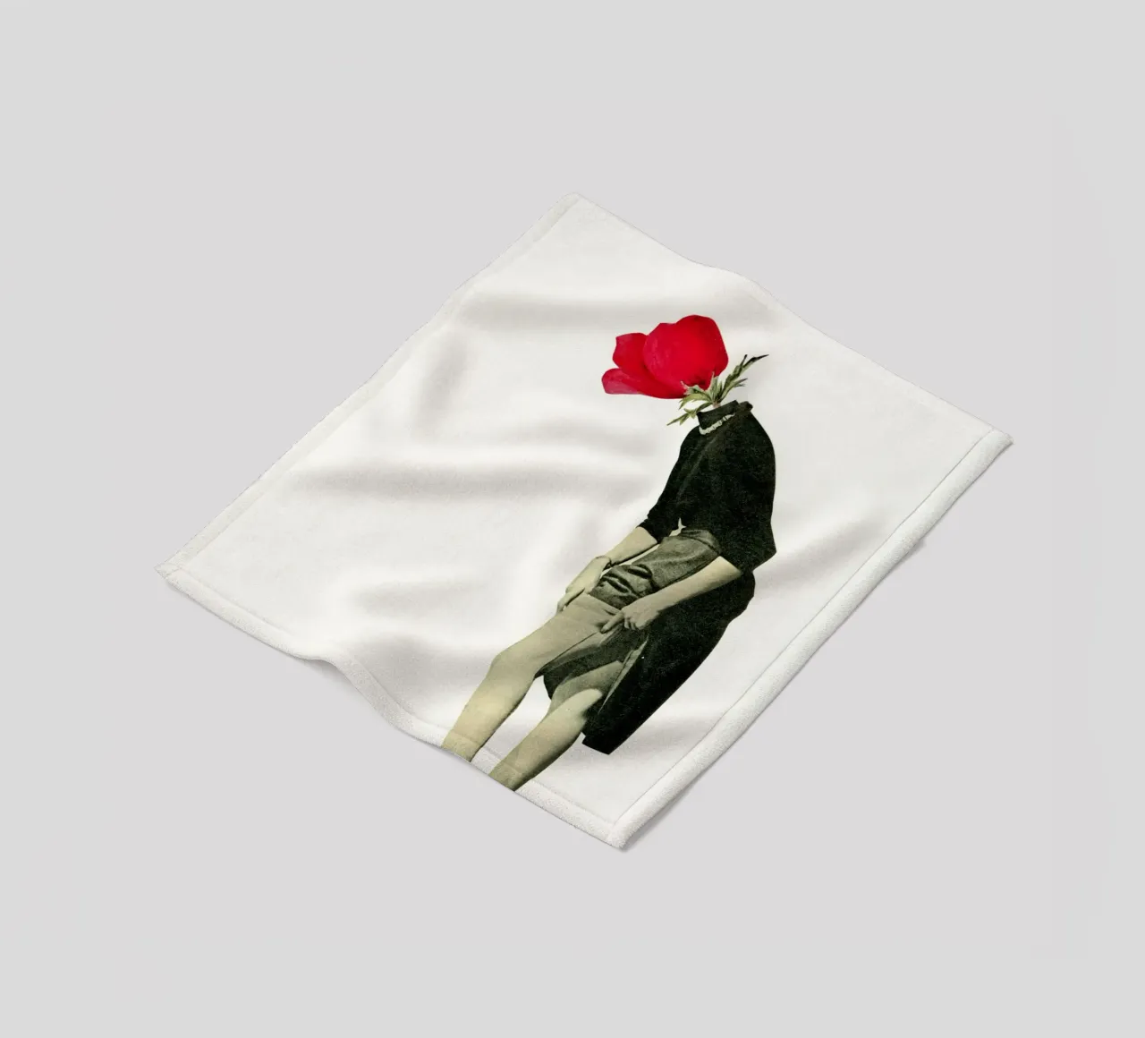 Ciao Fiore coperta in pile da Cassia Beck Collage