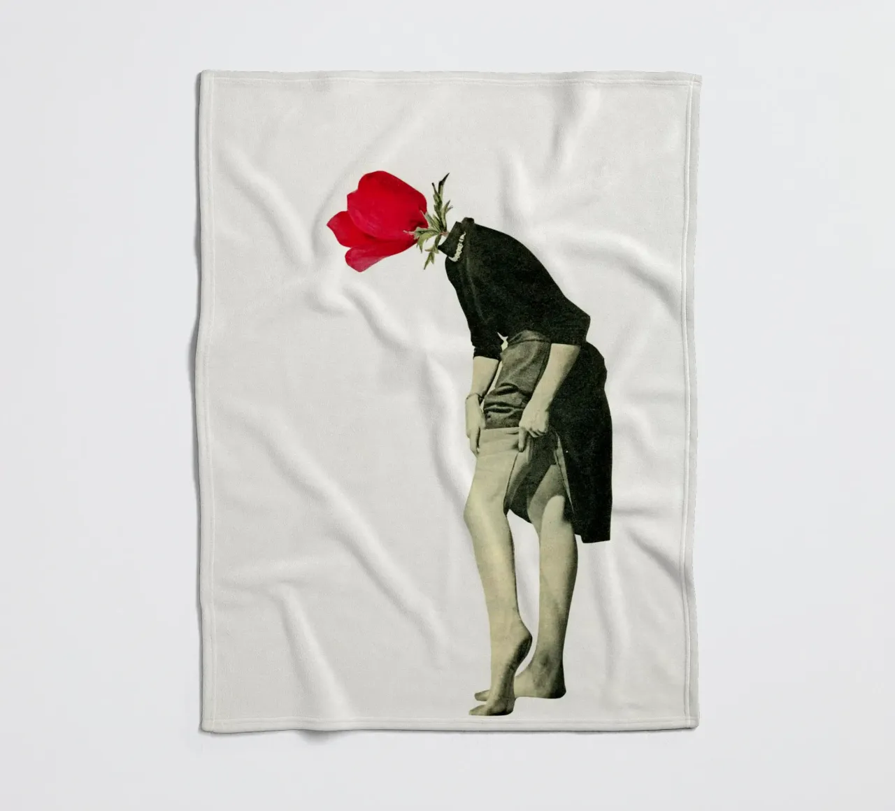 Ciao Fiore coperta in pile da Cassia Beck Collage