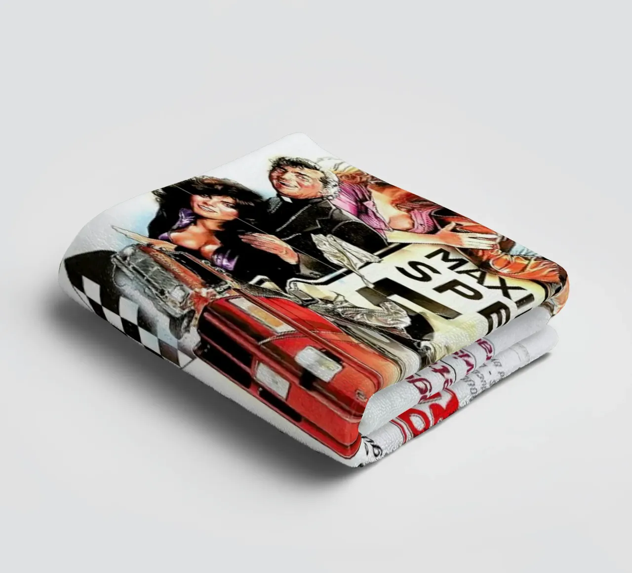 ‘The Cannonball Run’ Retro Movie Poster asciugamano da bagno da Gallery Print and Art Limited