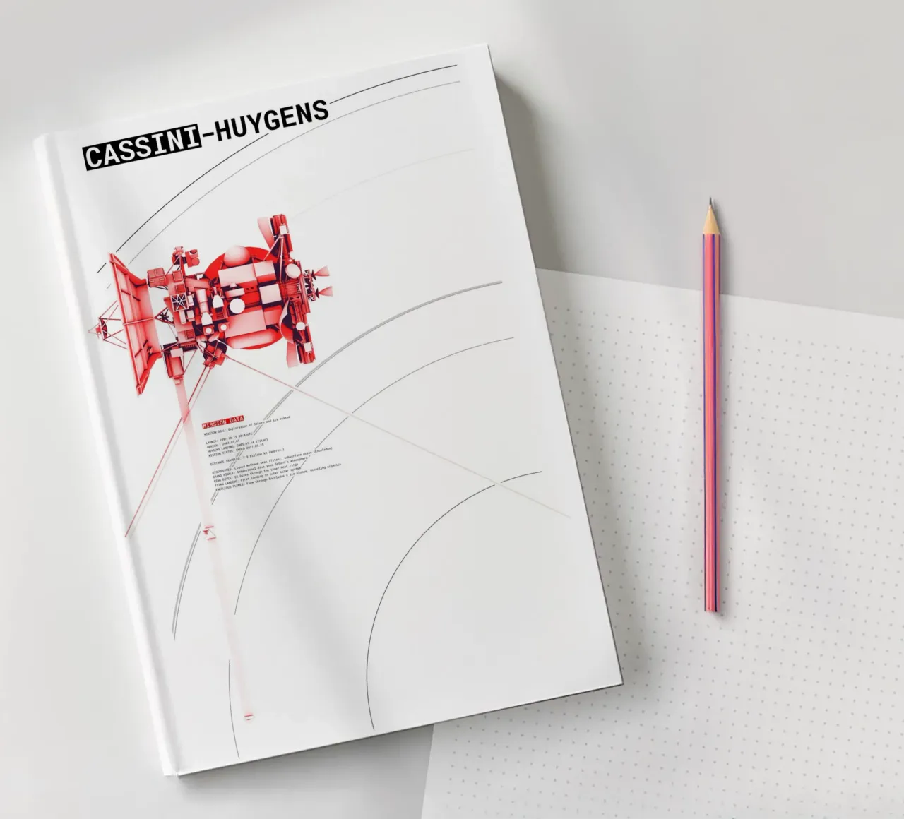 Cassini Huygens SpaceProbe notebook by ztrick