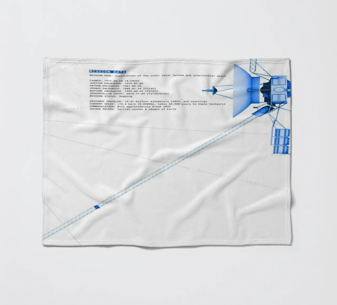 Voyager 2 SpaceProbe coperta in pile da ztrick