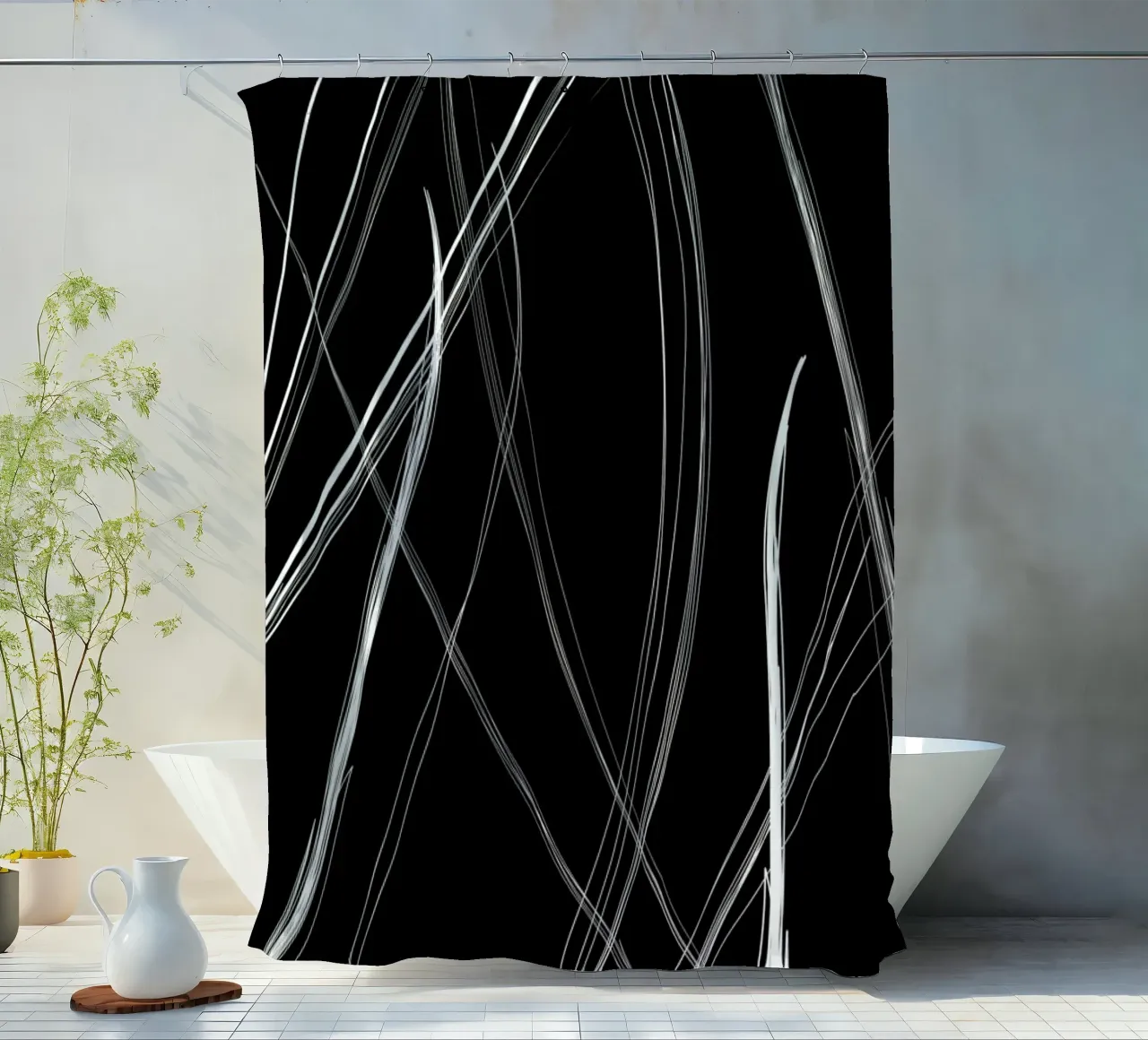 Trails douchegordijn van XOXO Arte