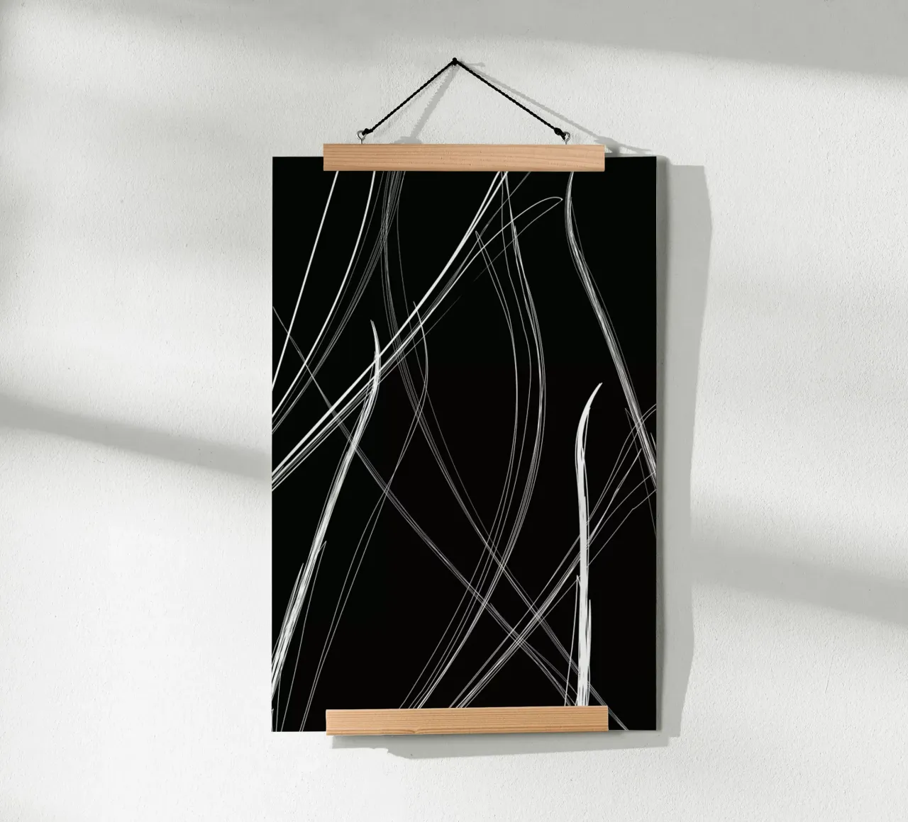 Trails poster con telaio in legno da XOXO Arte
