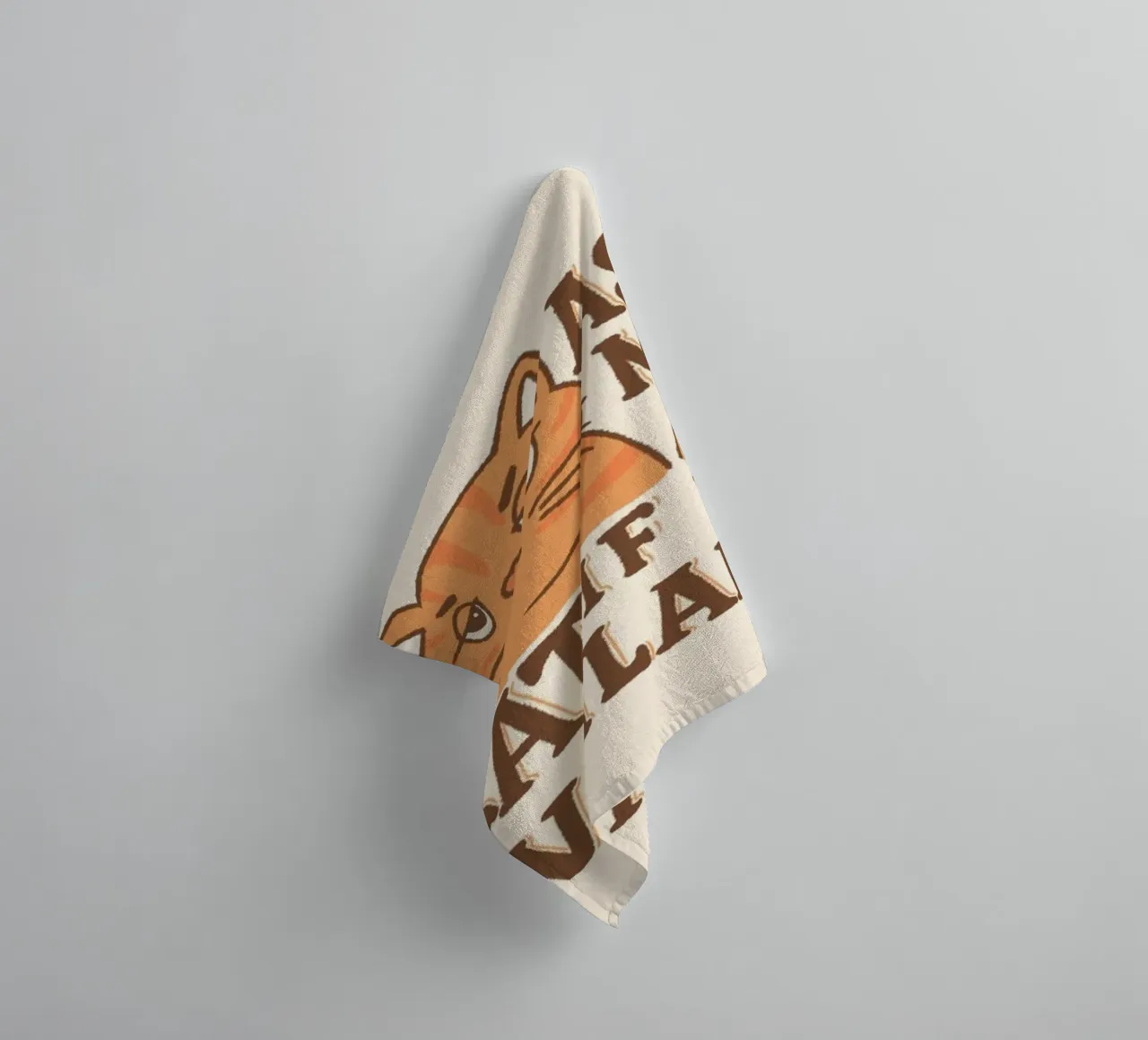 Ask my cat if i'm available towel by Loobs