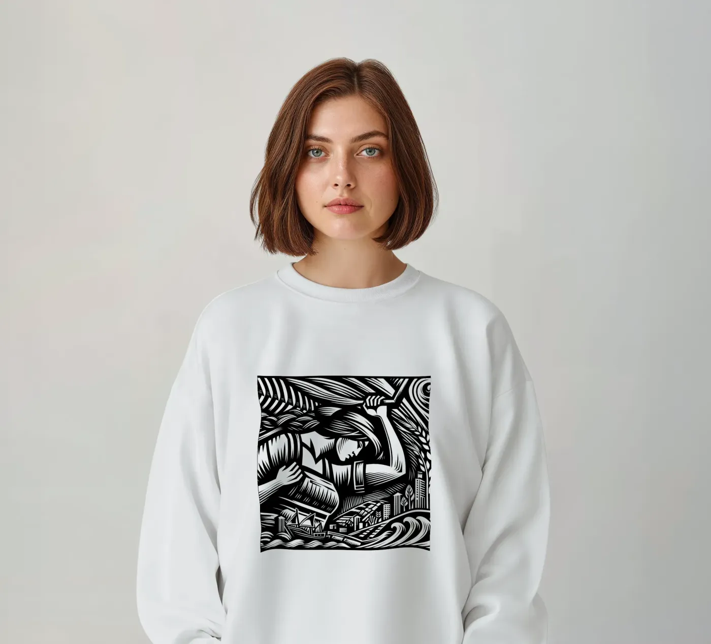 Operaio espressionista felpa da Mohs