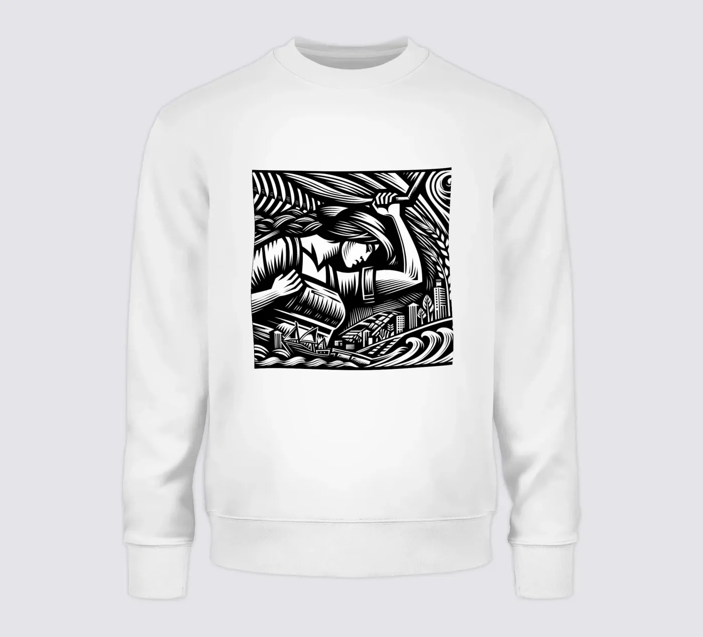 Operaio espressionista felpa da Mohs