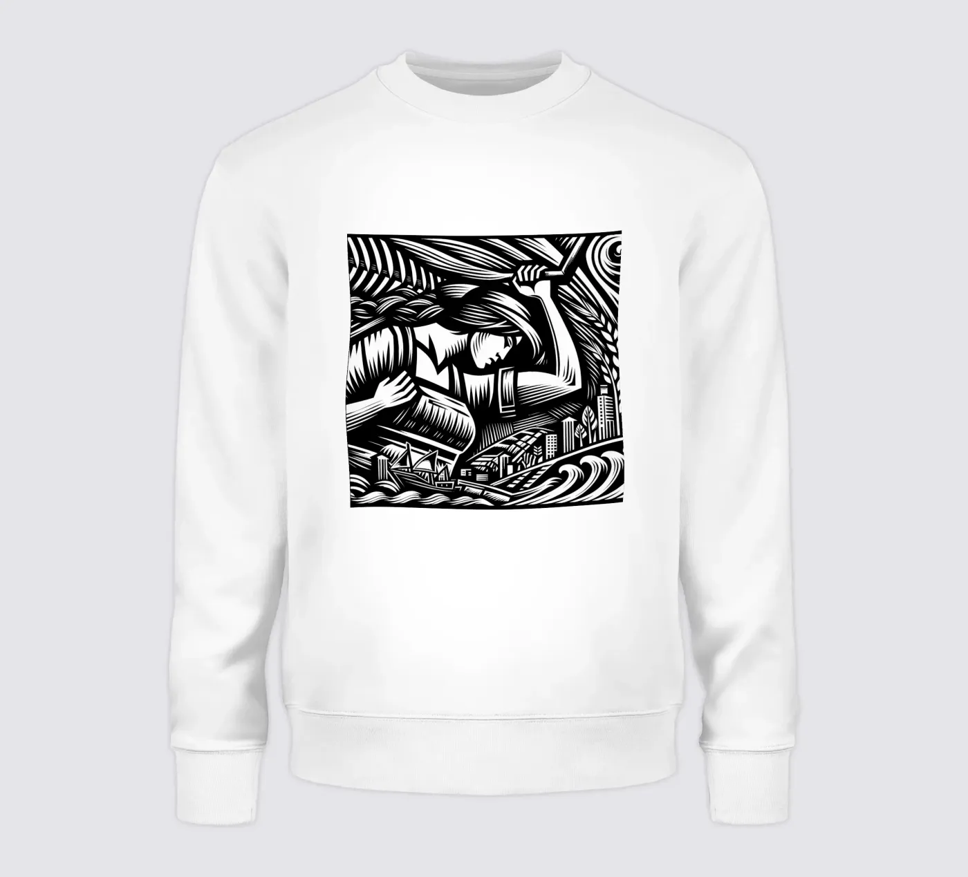 Operaio espressionista felpa da Mohs