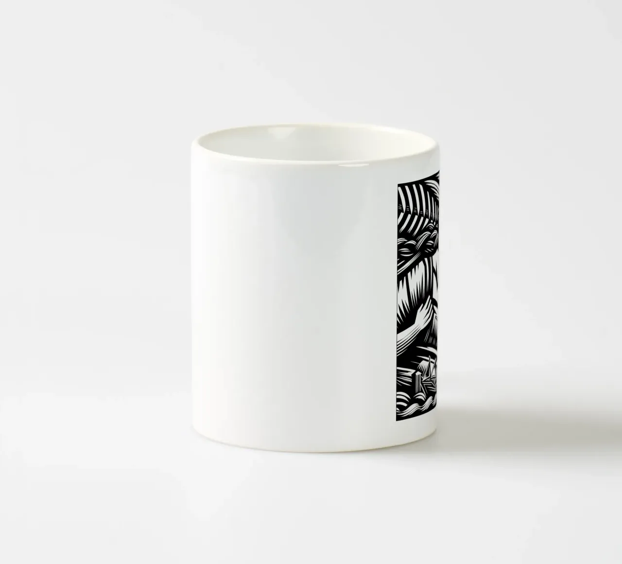 Operaio espressionista tazza in ceramica da Mohs