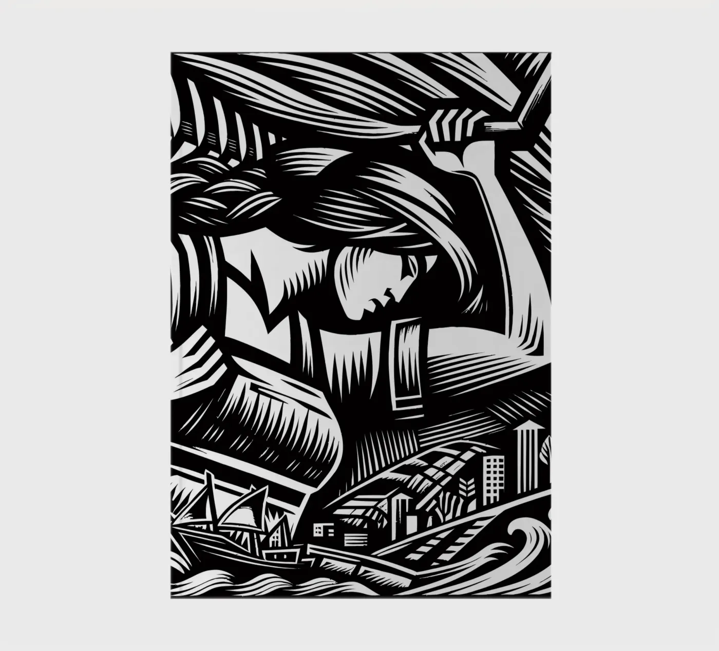Expressionist worker notebook by Mohs