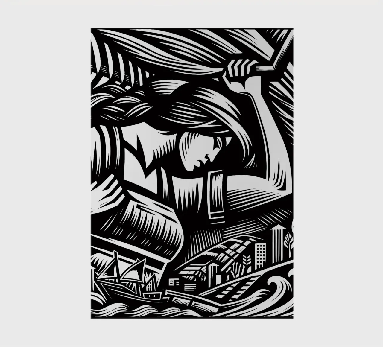 Expressionist worker notebook by Mohs