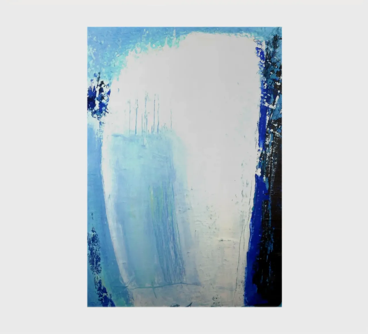 Blaue Impressionen 6 notebook by Anita Gewald