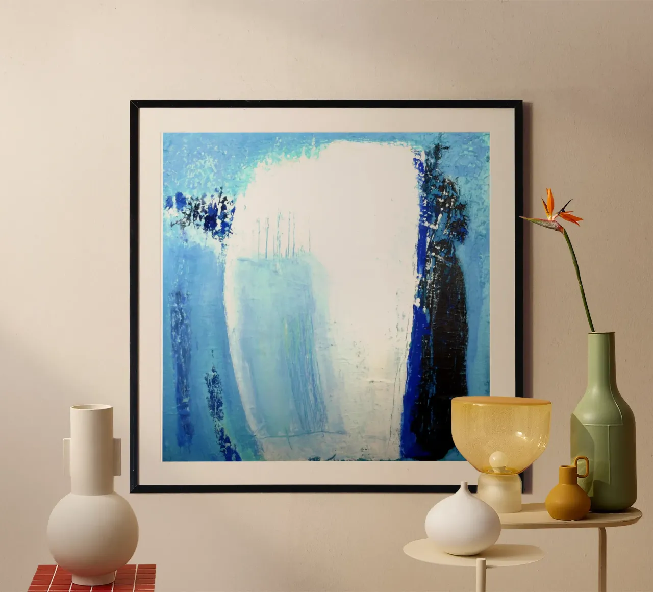 Blaue Impressionen 6 poster da Anita Gewald