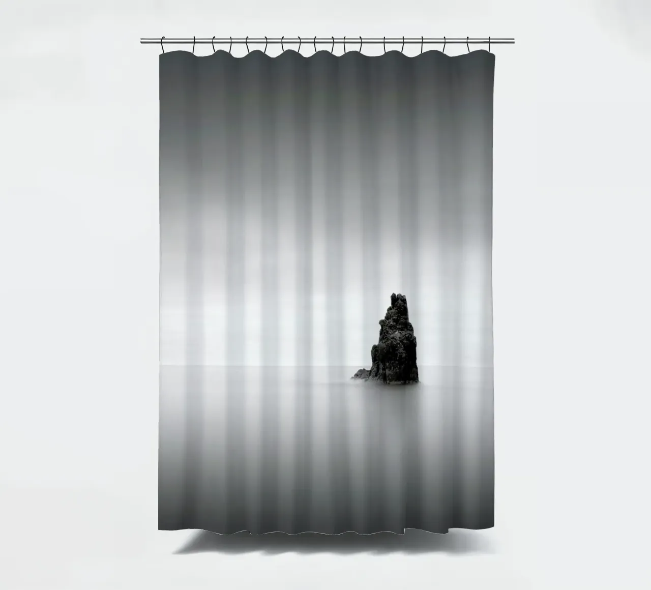 Rocha Solitária shower curtain by Michael J. Reibert