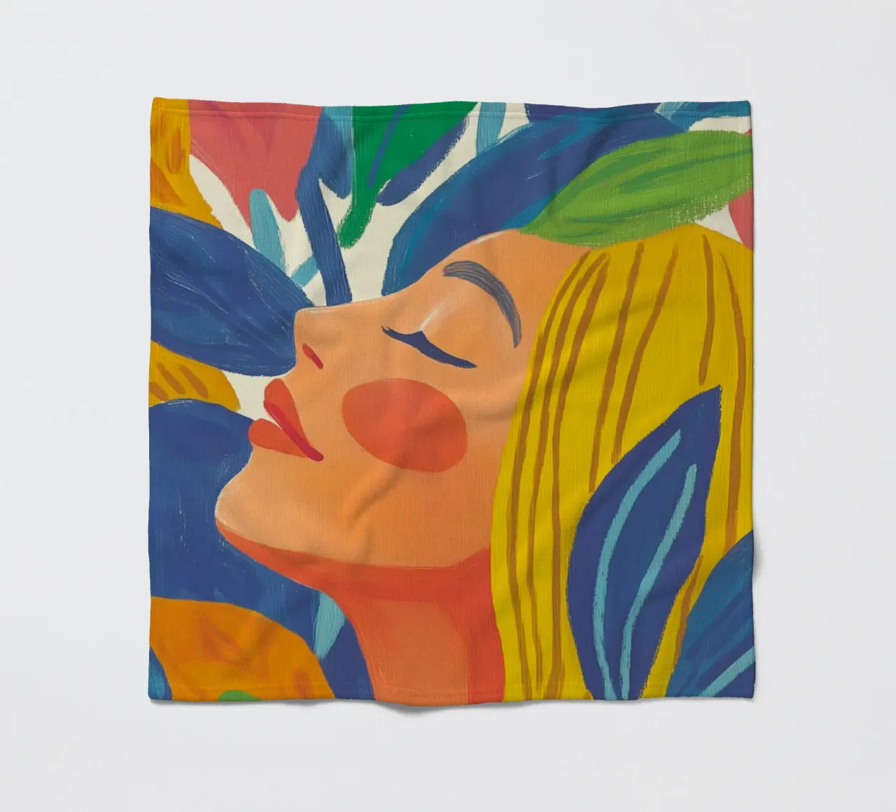 Eleganza femminile colorata coperta in pile da Carinaprint