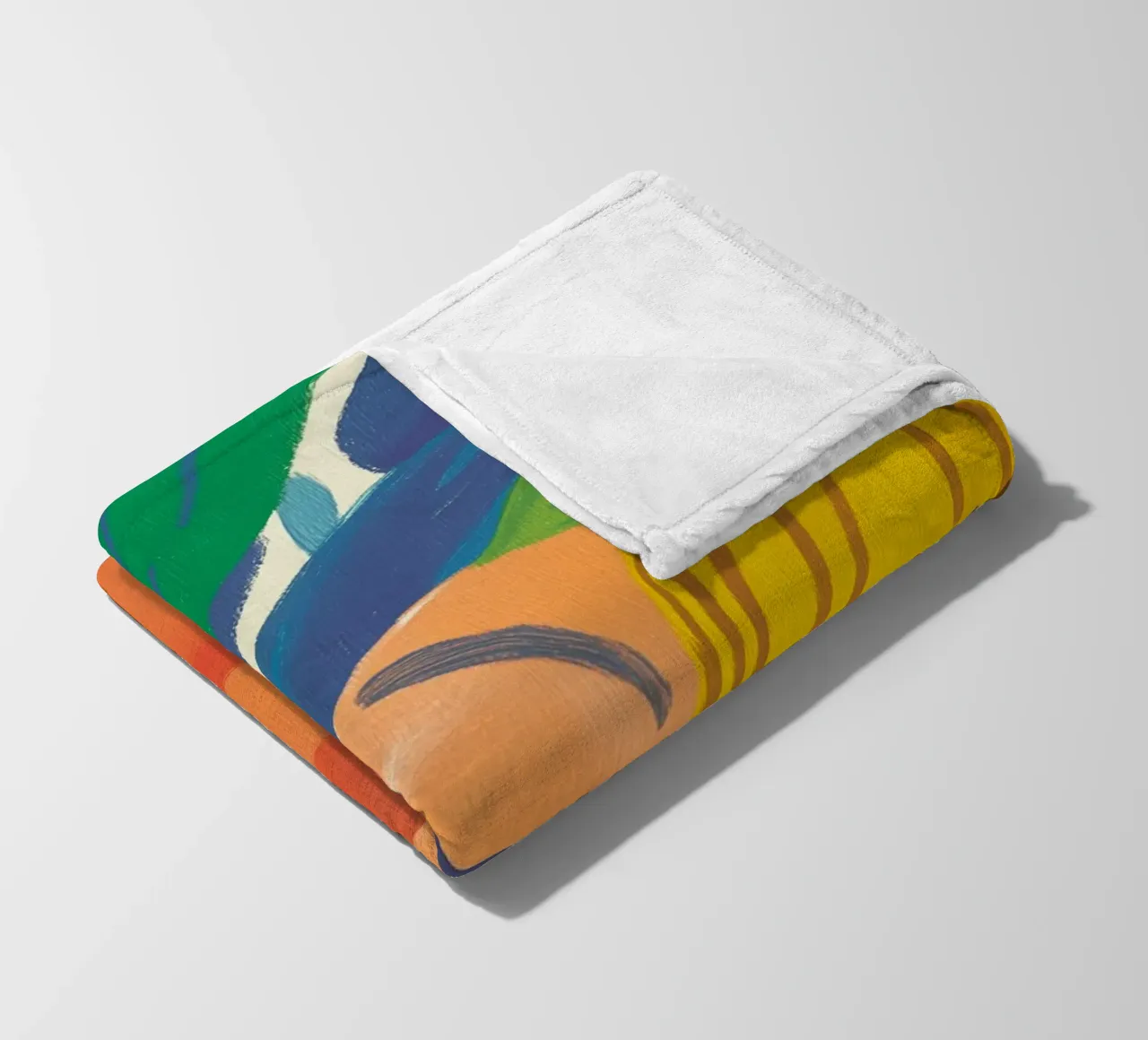 Eleganza femminile colorata coperta in pile da Carinaprint
