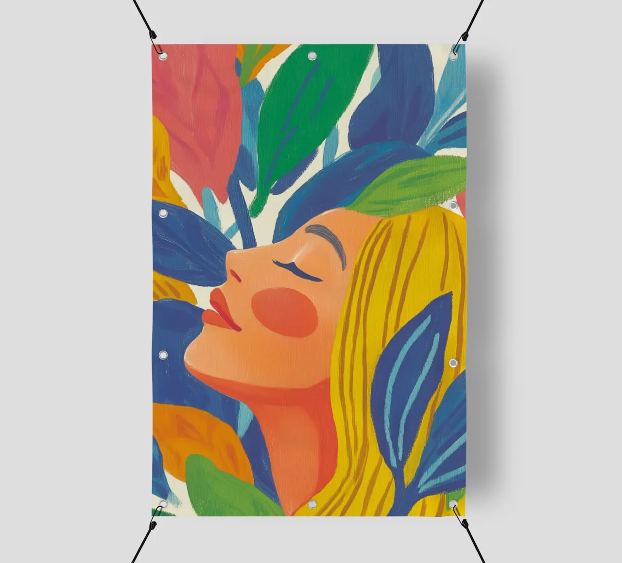 Colourful feminine elegance pvc cover by Carinaprint