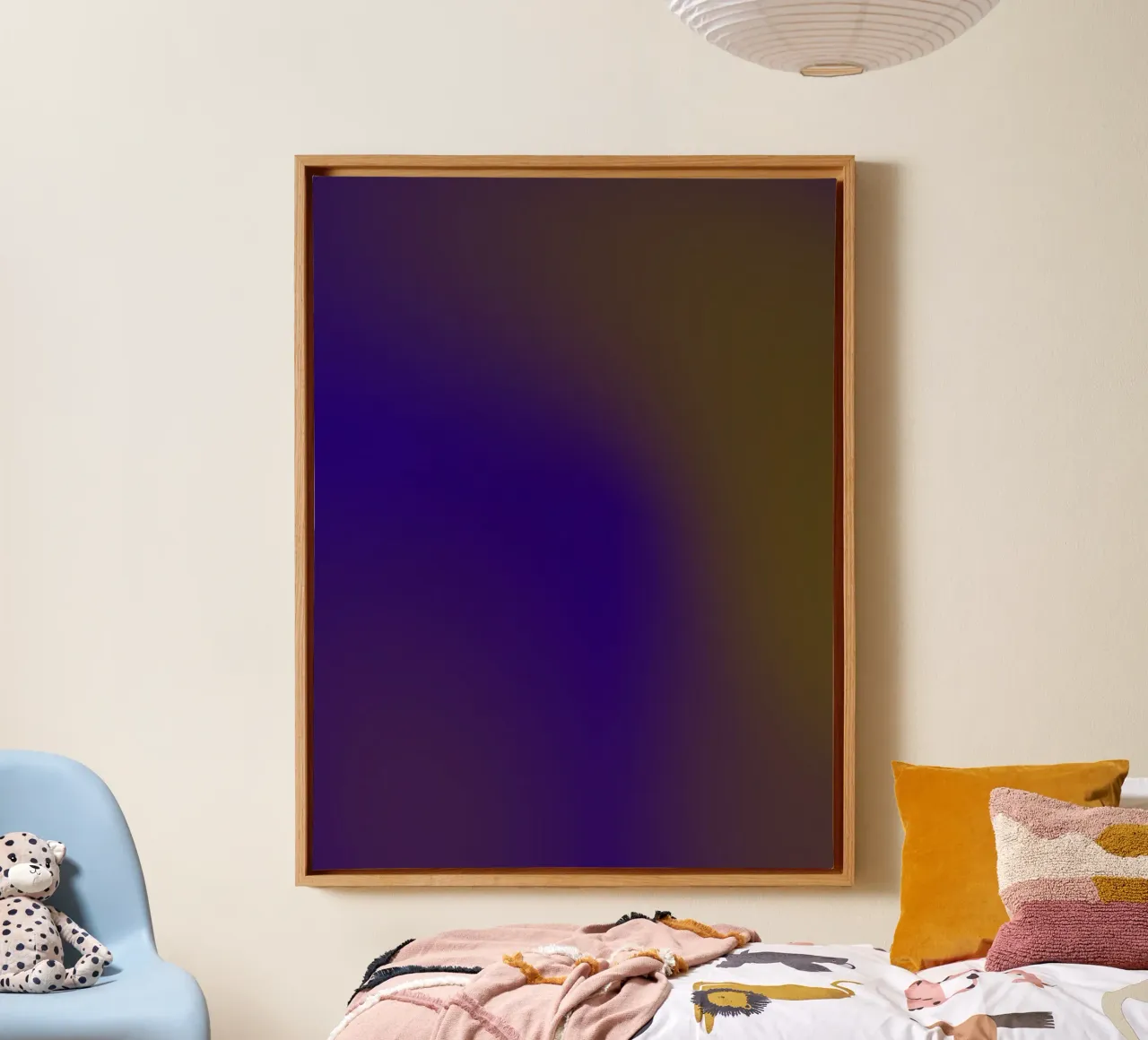 Schemerpuls canvas met Baklijst van Inside out