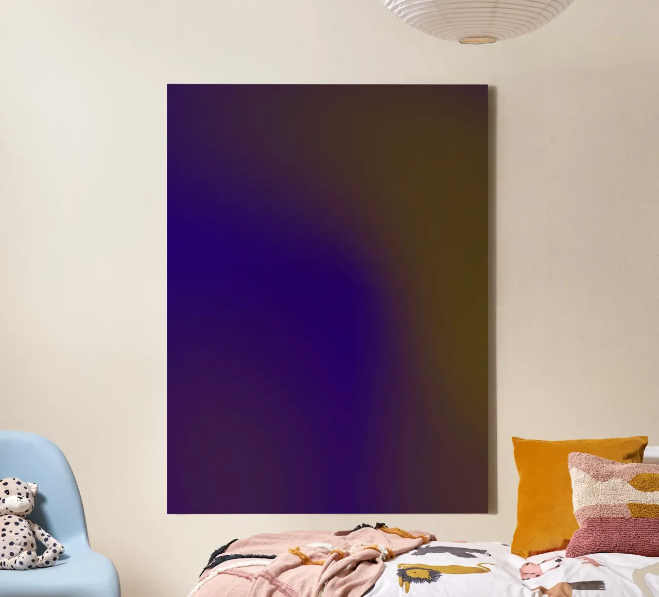 Schemerpuls canvas met Baklijst van Inside out