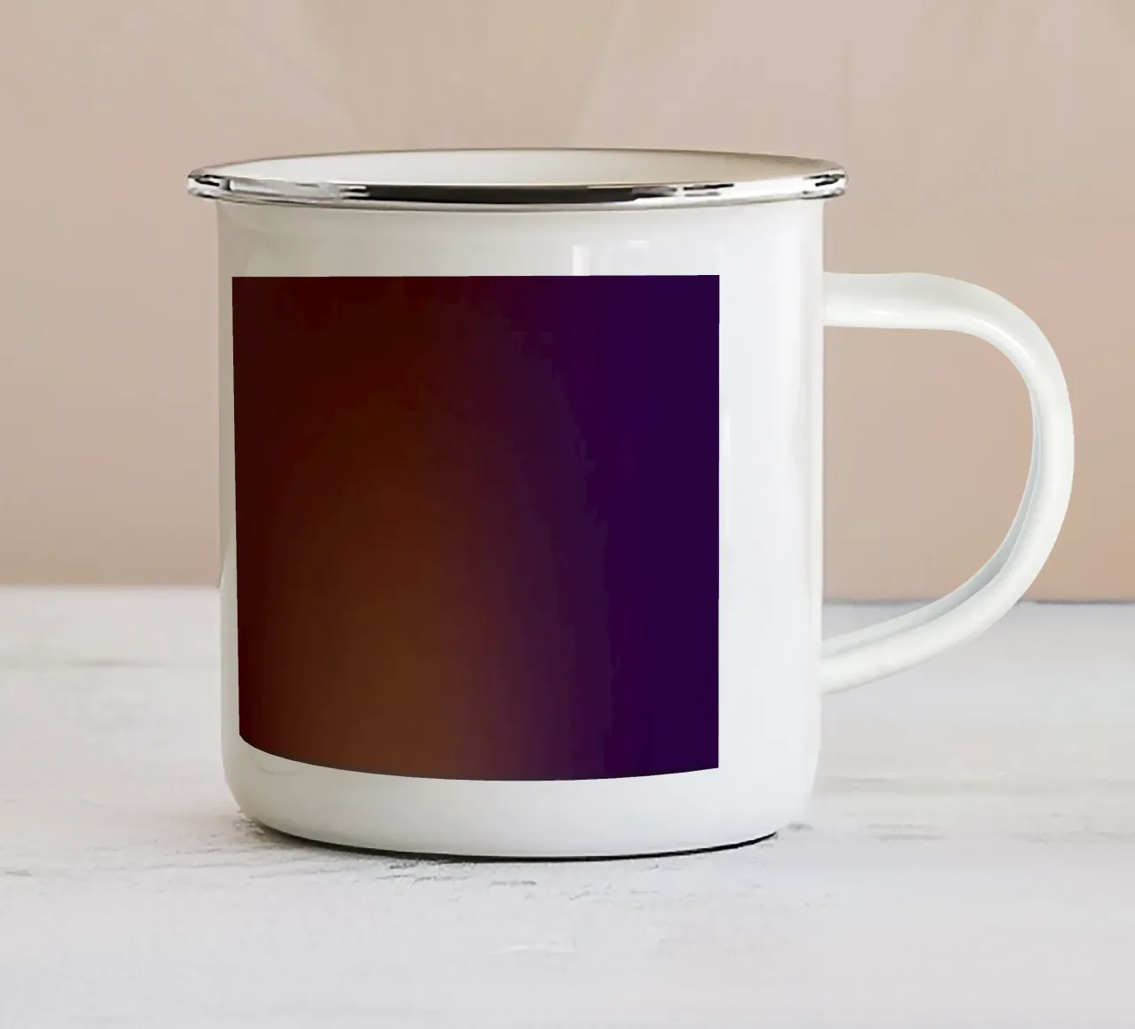 Silenzio bruciato tazza in smalto da Inside out