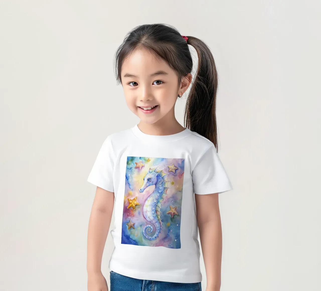 Cavallo di mare t-shirt bambini da 🎁 ARTVI-SHOP