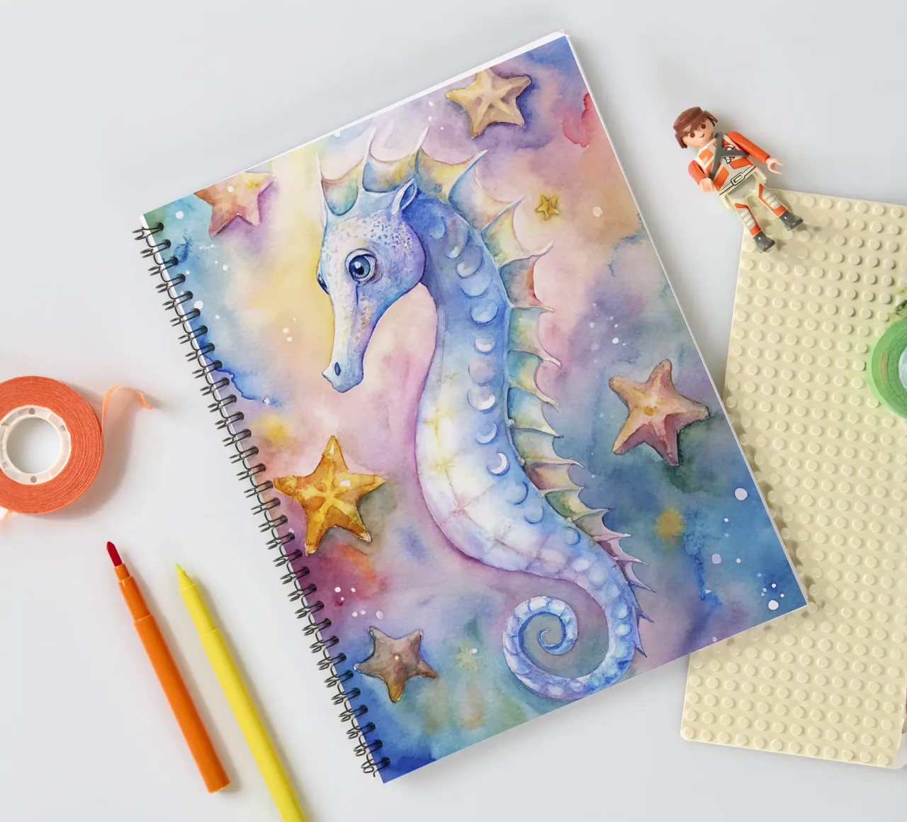 Sea horse spiral notebook by 🎁 ARTVI-SHOP