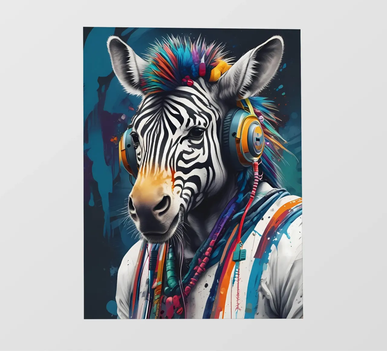 Zebra meloman pvc cover by MakArena