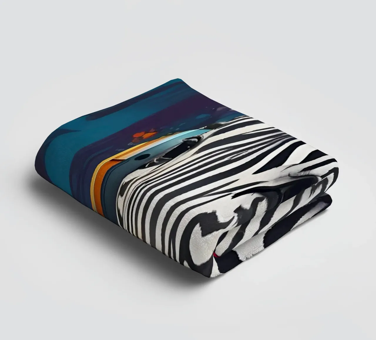 Zebra meloman towel by MakArena