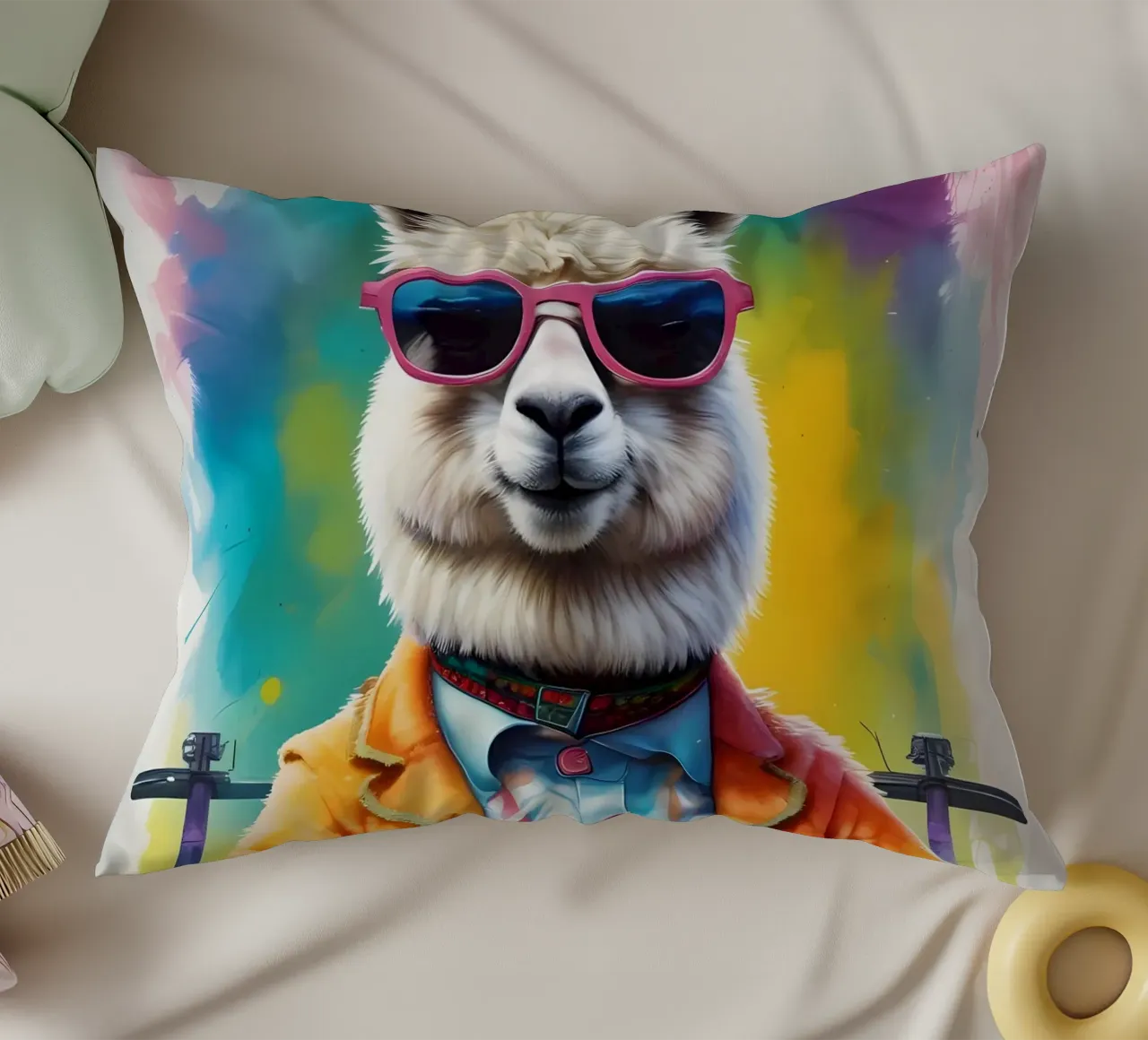 Lama e tamburi cuscino da MakArena
