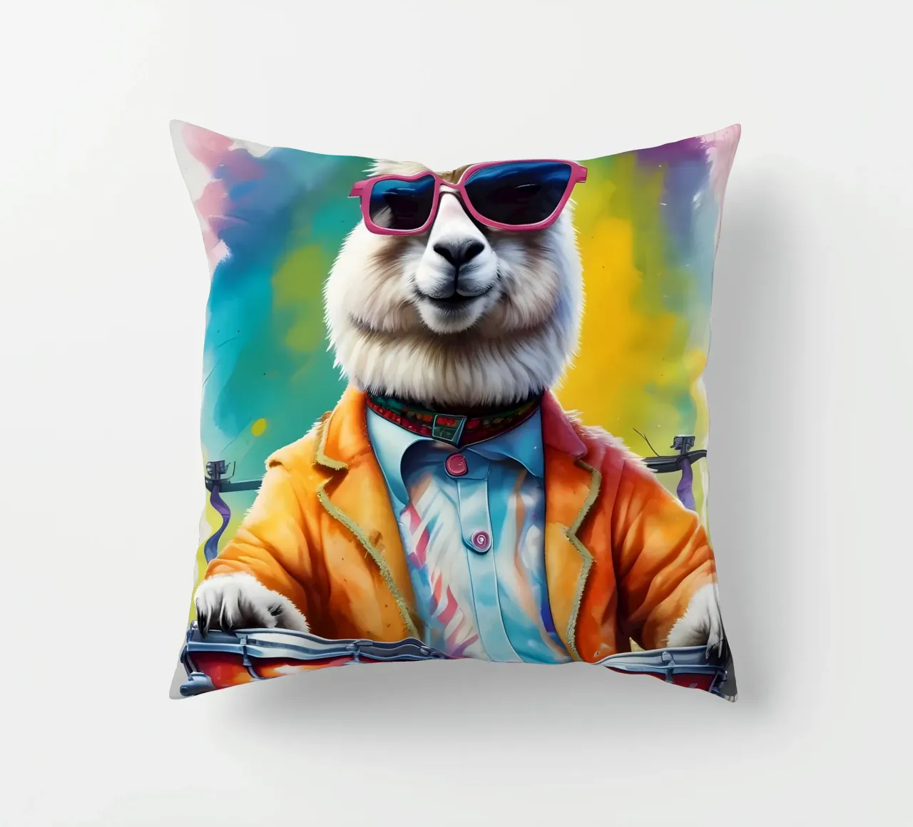 Lama e tamburi cuscino da MakArena