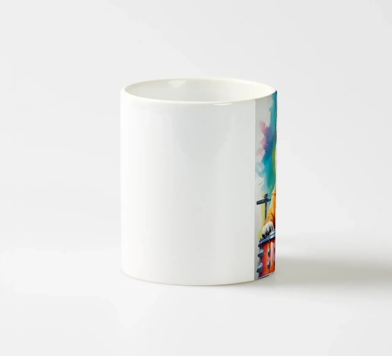 Lama e tamburi tazza in ceramica da MakArena