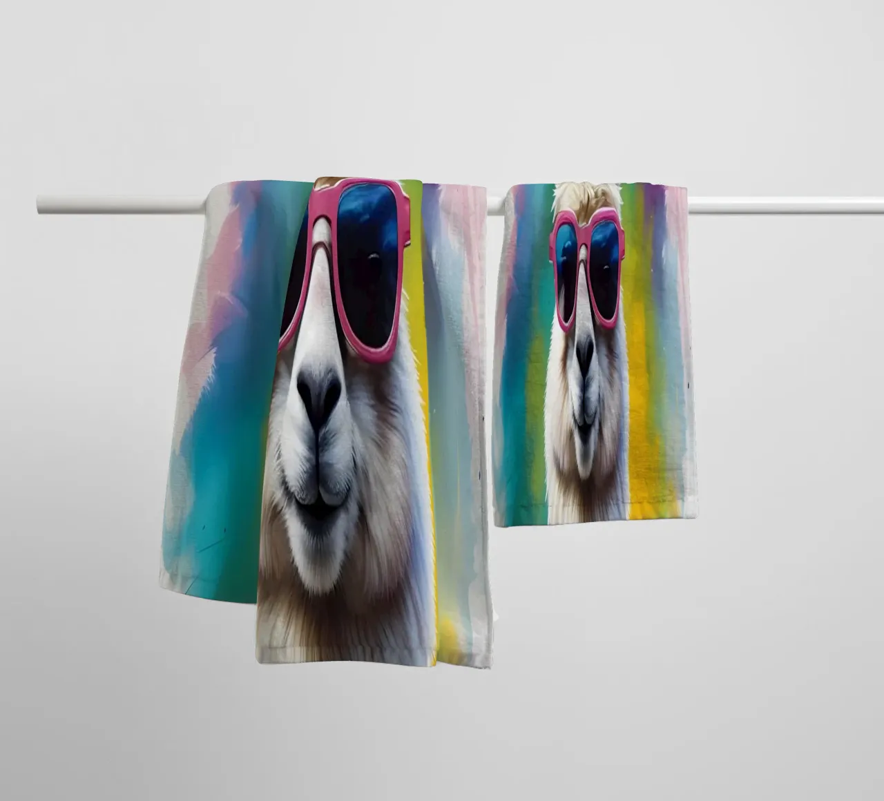 Lama e tamburi asciugamano da bagno da MakArena