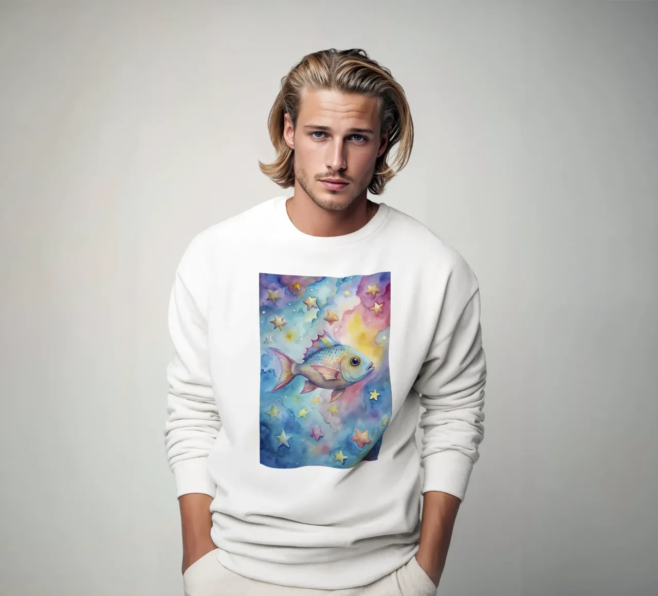 pesci tropicali felpa da 🎁 ARTVI-SHOP