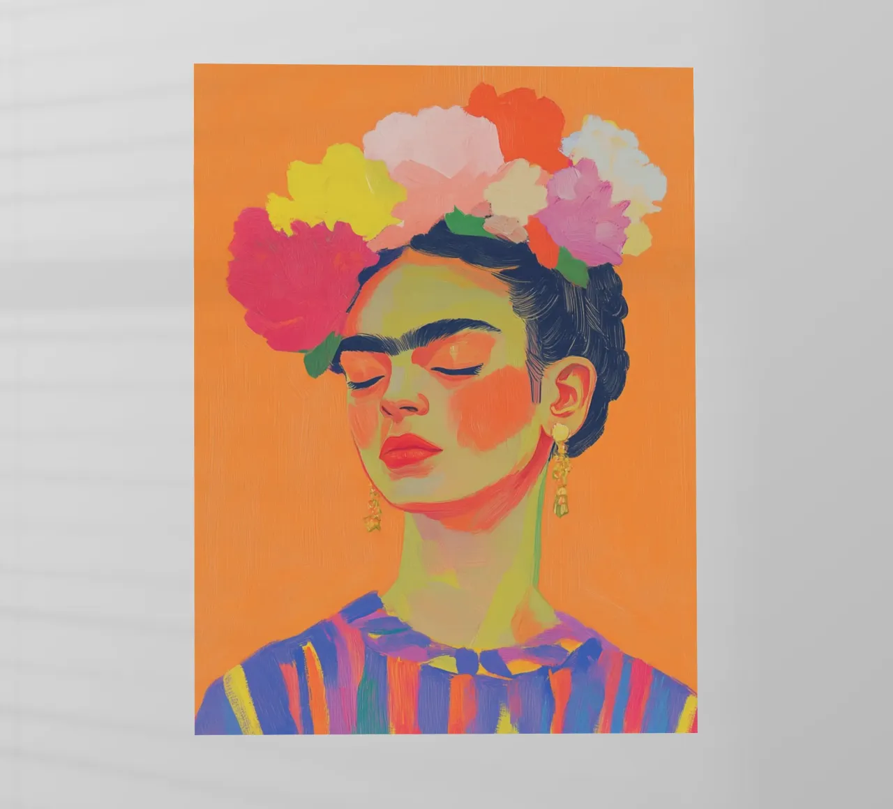 Frida popart Dots pellicola backlit da Carinaprint