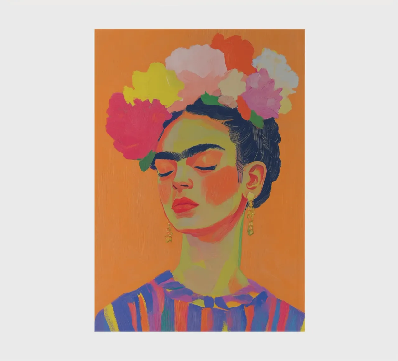 Frida popart Dots notebook by Carinaprint