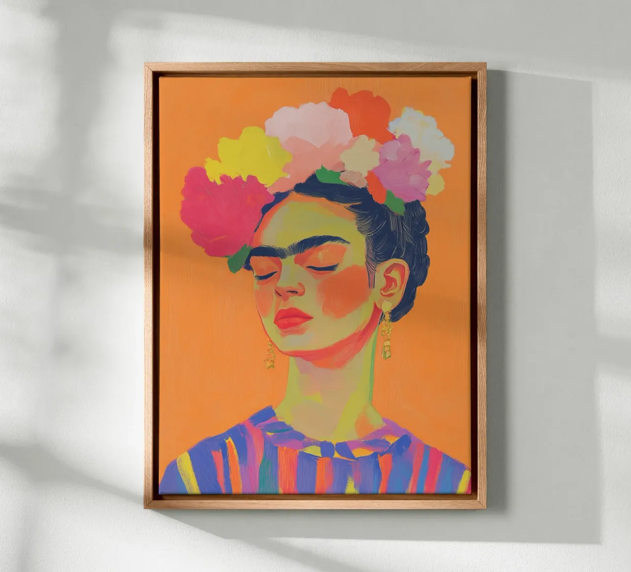 Frida popart Dots tela da Carinaprint